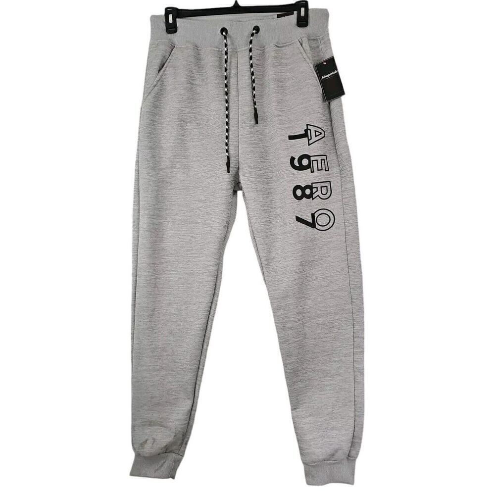 Aeropostale New York Men's 2XL Gray Maximum Comfort Jogger NWT $57.50